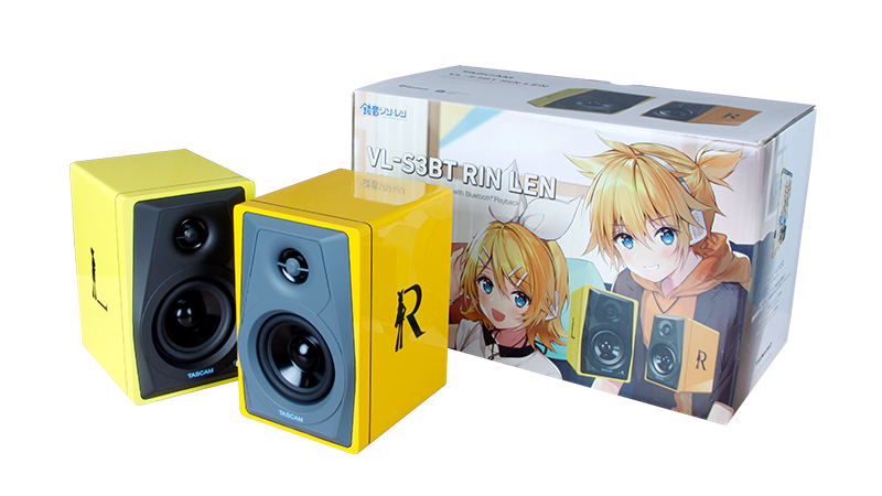 TASCAM VL-S3BT Kagamine Rin/Len 2-way powered monitor speaker
